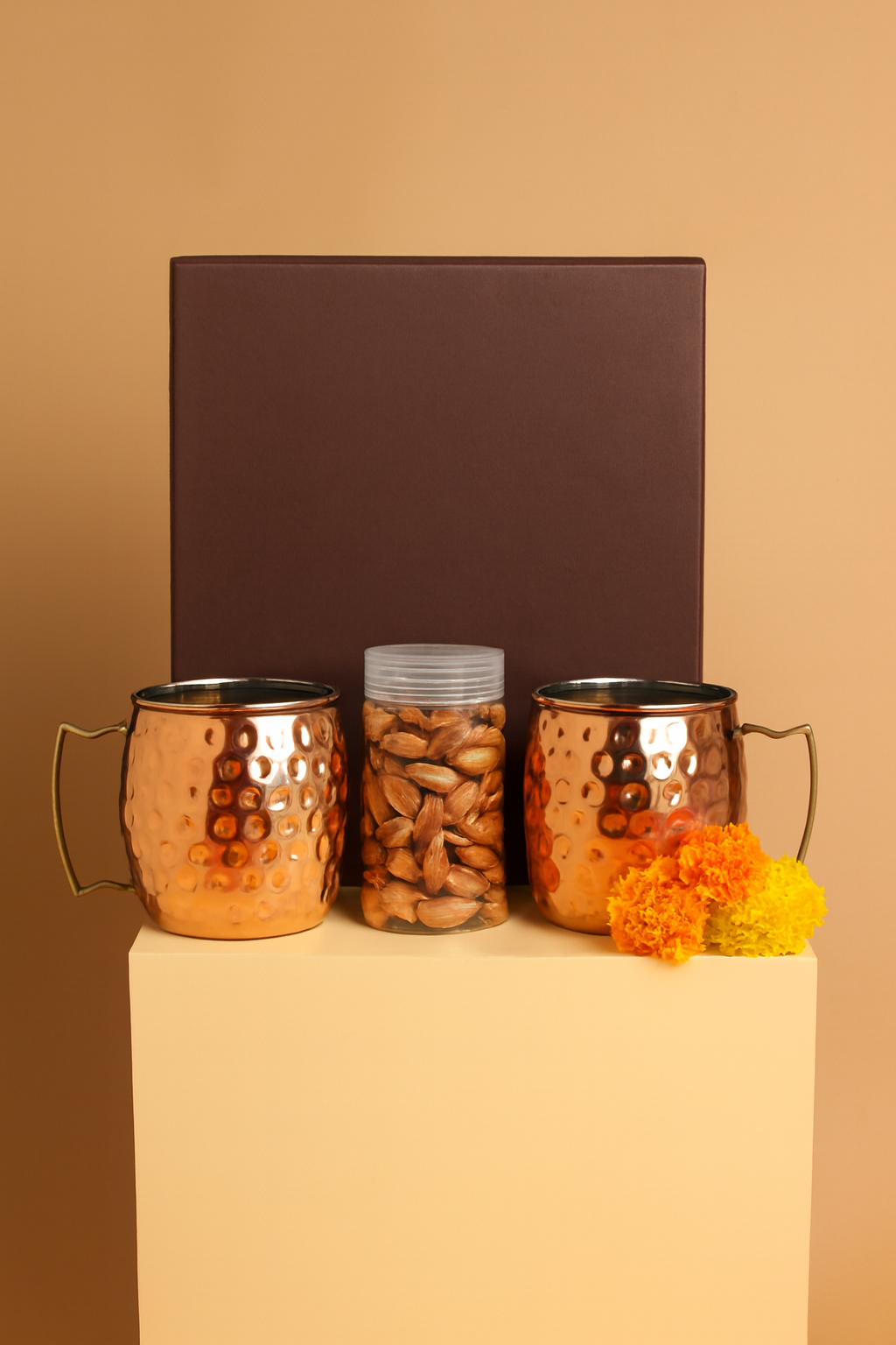 The Classic Moscow Mule Mug Gift Set (Two Mugs & Gift Jar)
